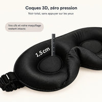 Coques 3D de 1,5 cm : aucune pression sur les yeux